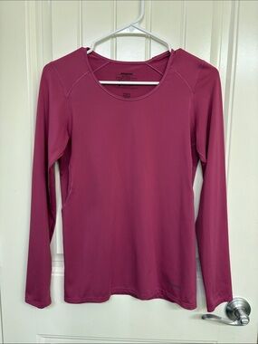 Patagonia Women's Long-Sleeve Tee - Raspberry